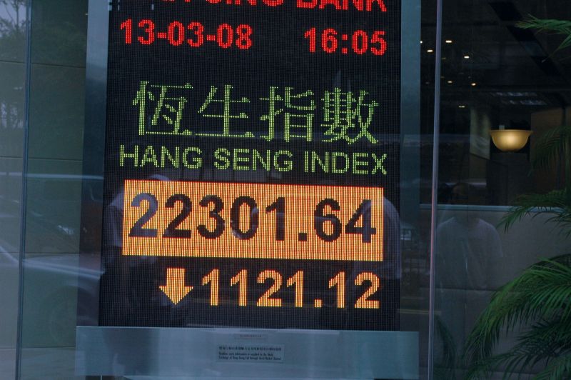 HK Stocks Fall